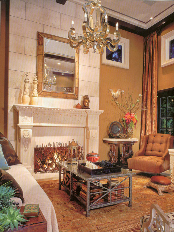 Orange County ASID Home Fireplace_1