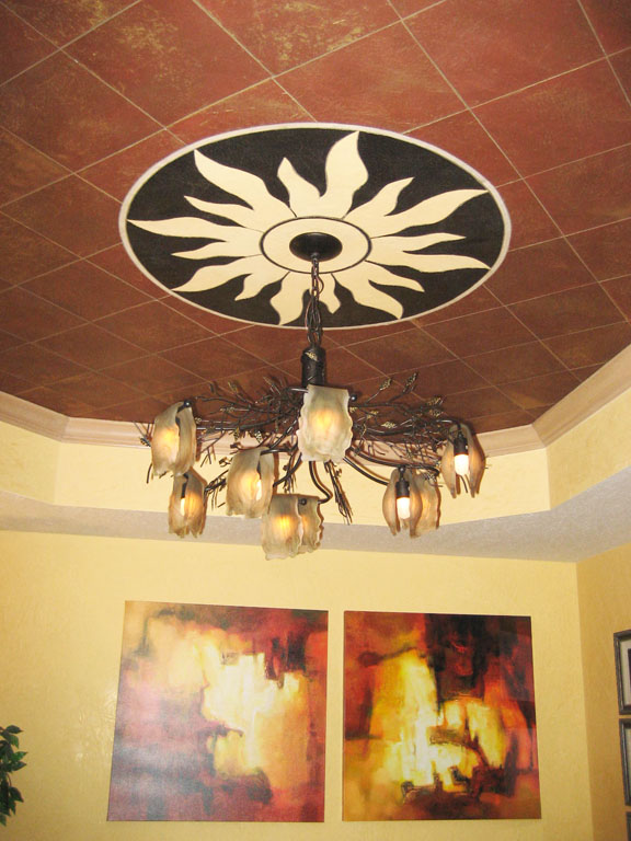 Custom Stone Ceiling Medallion_1