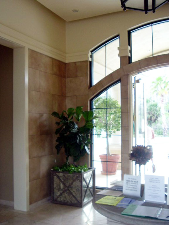 Hotel Lobby Faux Stone Destin FL_1