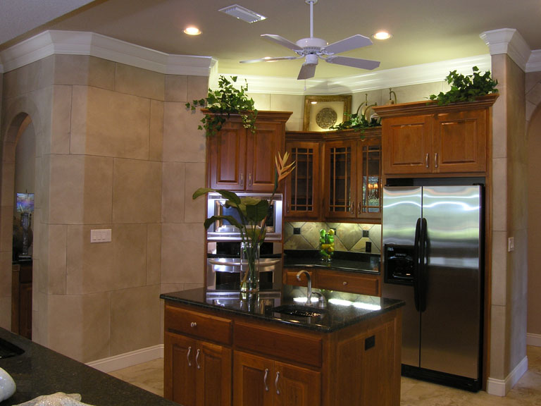 Soapstone Kitchen with Archways_1