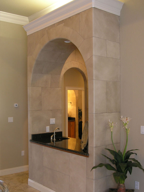 Stone Archway Wet Bar_1